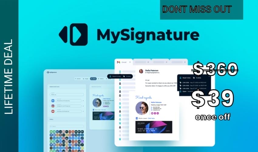 MySignature Lifetime Deal for $39