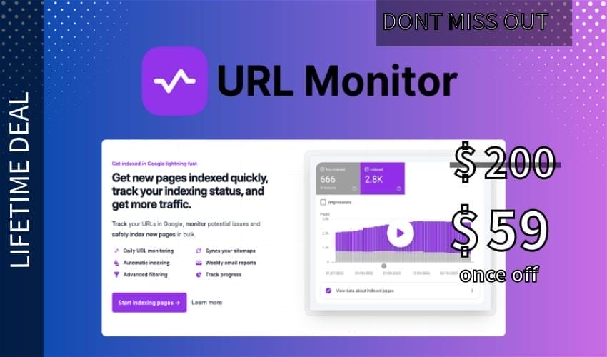 URL Monitor Lifetime Deal for $59