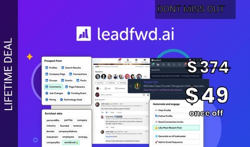 Leadfwd Lifetime Deal for $49