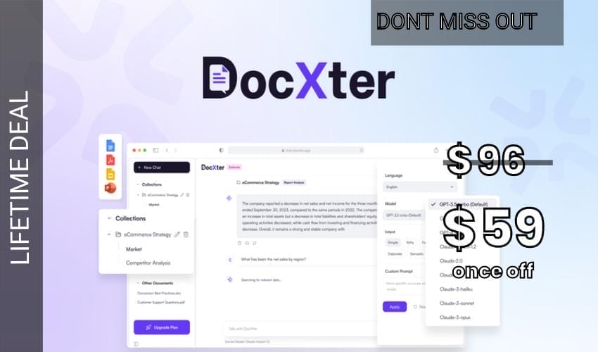 DocXter – Plus Exclusive Lifetime Deal for $59