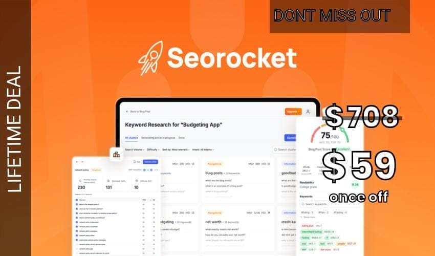 Business Legions - SeoRocket.ai Lifetime Deal for $59