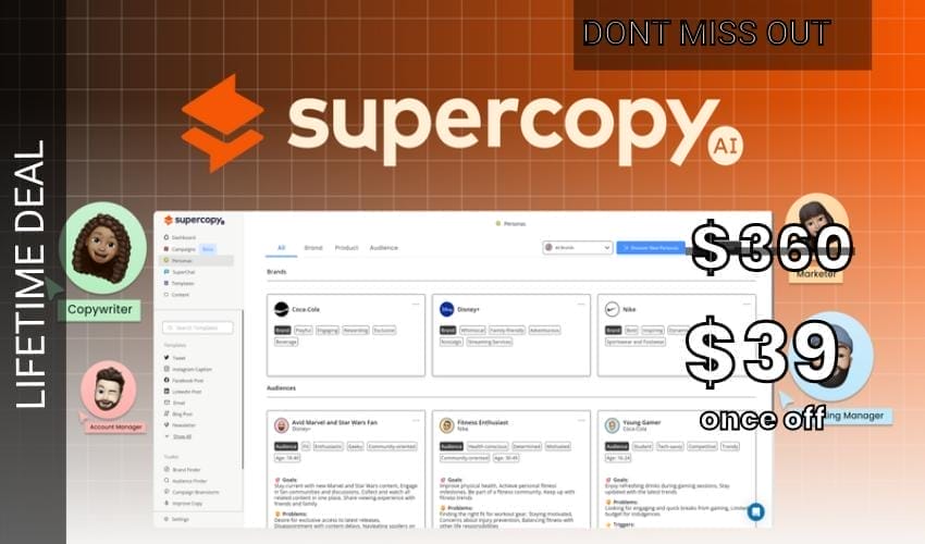 SuperCopy.ai Lifetime Deal for $39