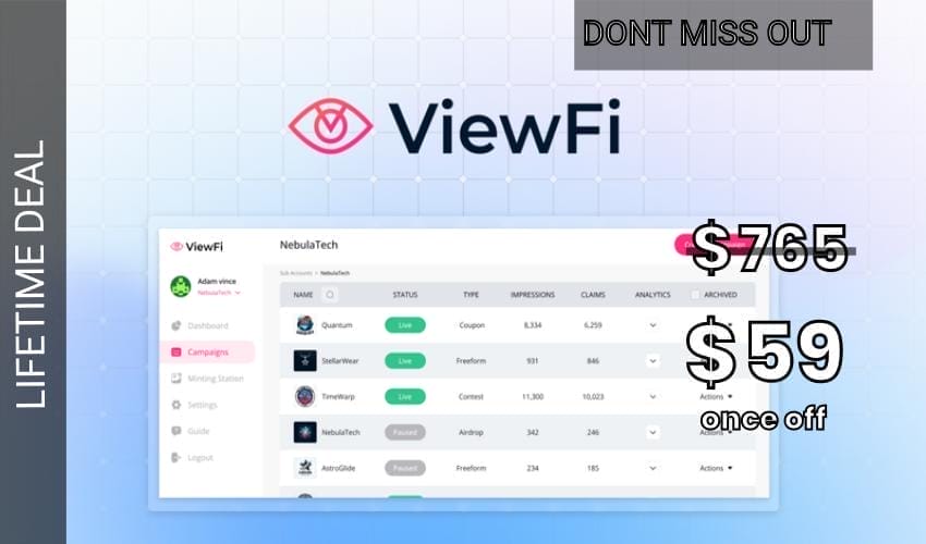 Business Legions - ViewFi – Plus Exclusive Lifetime Deal for $59