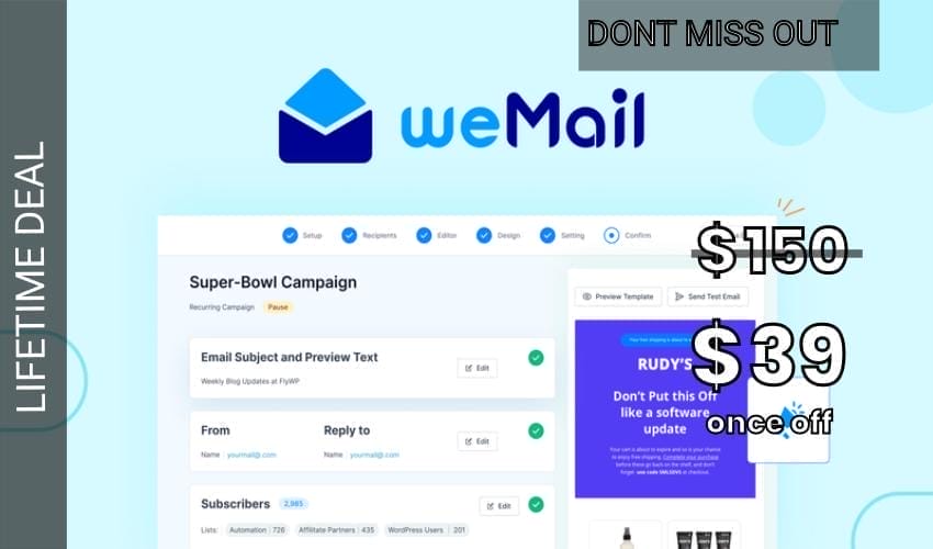 Business Legions - weMail Lifetime Deal for $39