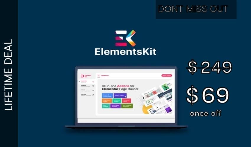 ElementsKit Lifetime Deal for $69