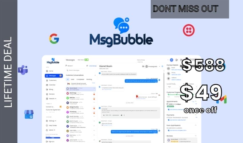 Business Legions - MsgBubble Lifetime Deal for $49