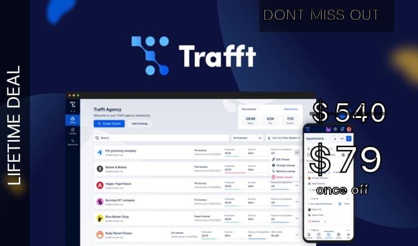 Trafft Lifetime Deal for $79