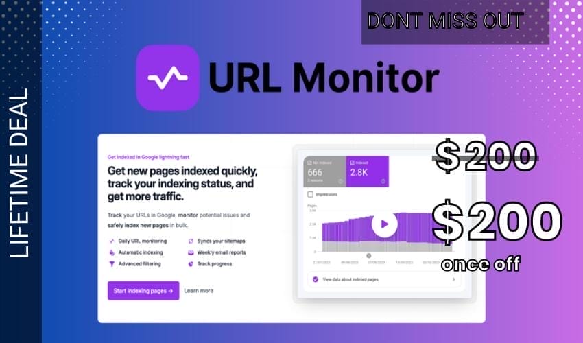 URL Monitor Lifetime Deal for $200