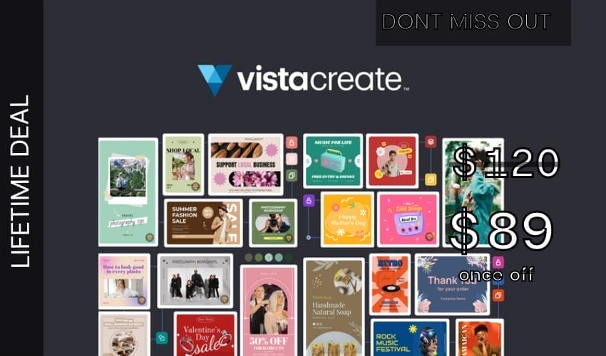 VistaCreate Lifetime Deal for $89