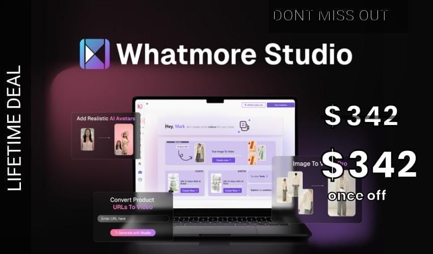 Whatmore Studio Lifetime Deal for $342