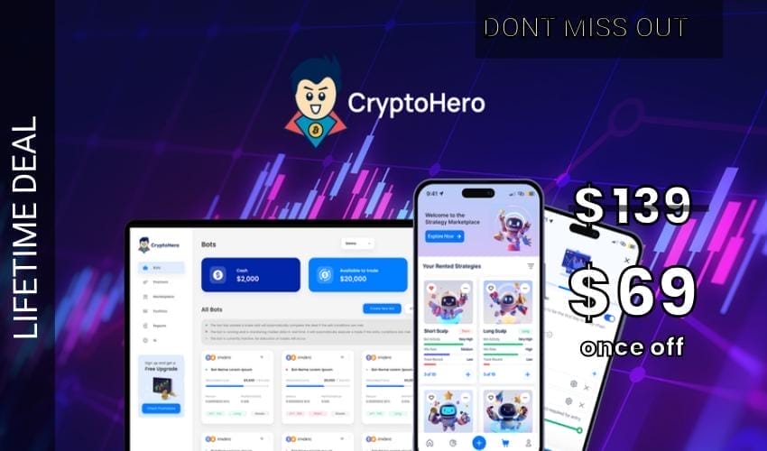 CryptoHero Lifetime Deal for $69