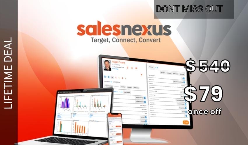 SalesNexus Lifetime Deal for $79