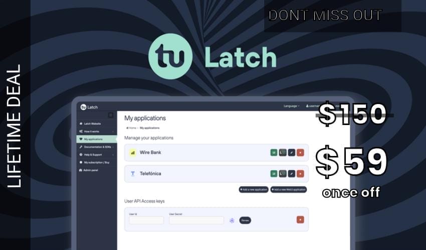 TU Latch Lifetime Deal for $59