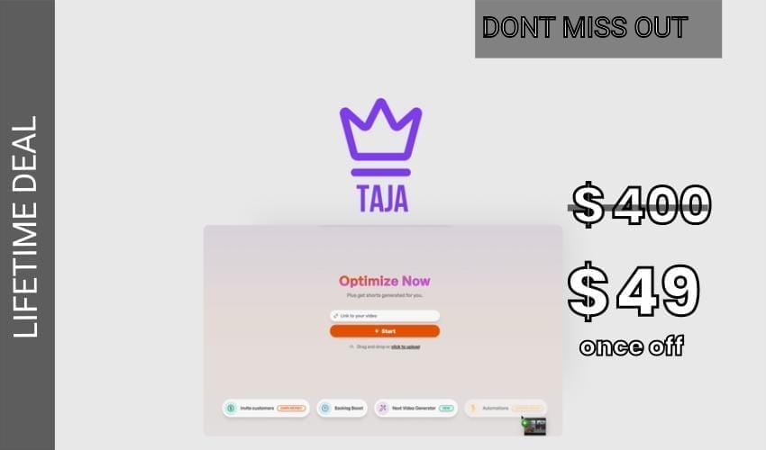 Taja Lifetime Deal for $49