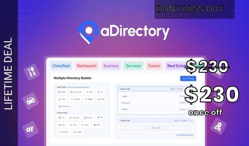 aDirectory Lifetime Deal for $230