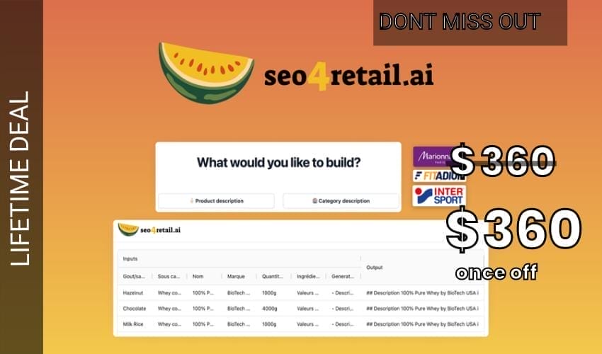 Business Legions - seo4retail Lifetime Deal for $360