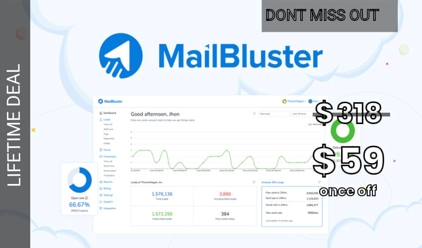 MailBluster Lifetime Deal for $59
