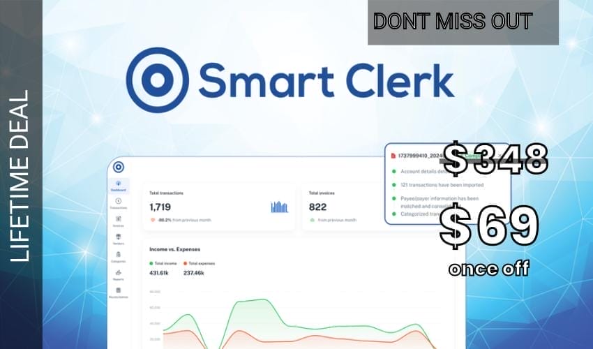 Smart Clerk Lifetime Deal for $69