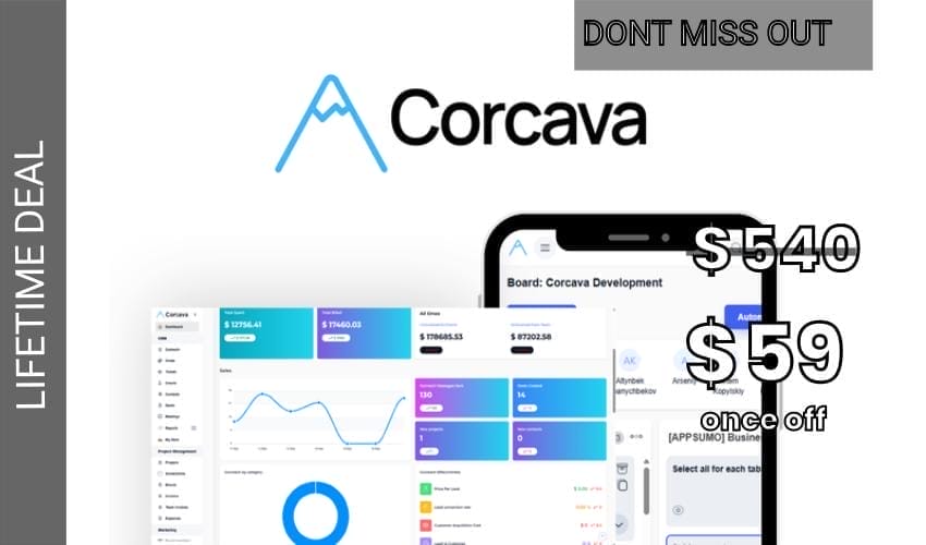 Corcava Lifetime Deal for $59