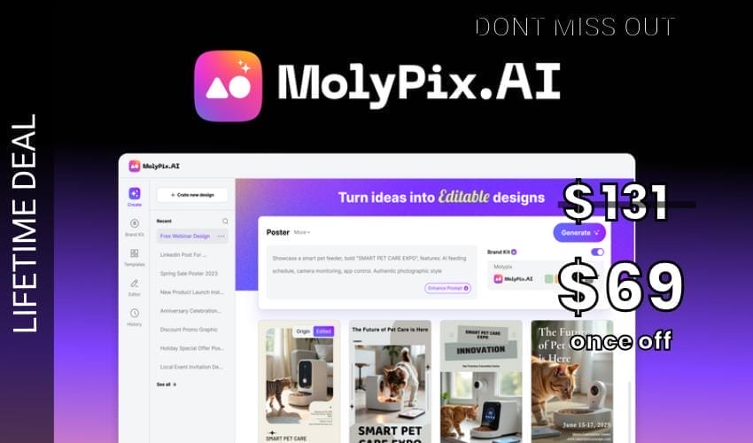 MolyPix.AI Lifetime Deal for $69