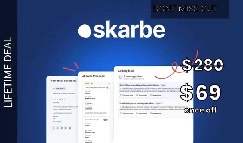 Skarbe Lifetime Deal for $69