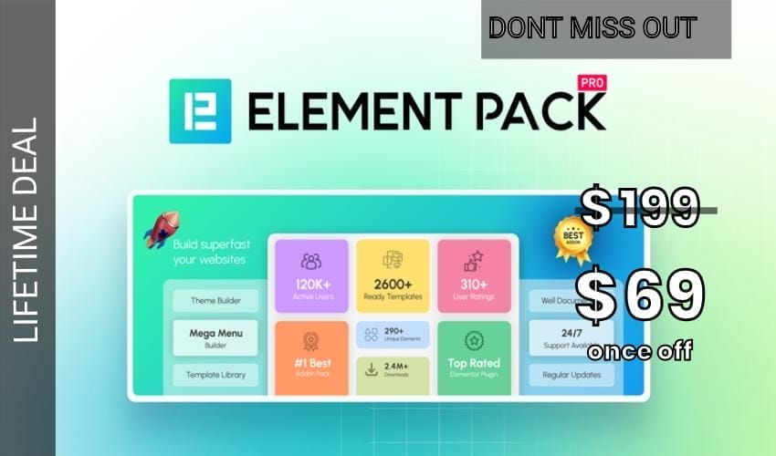 Element Pack Pro Lifetime Deal for $69