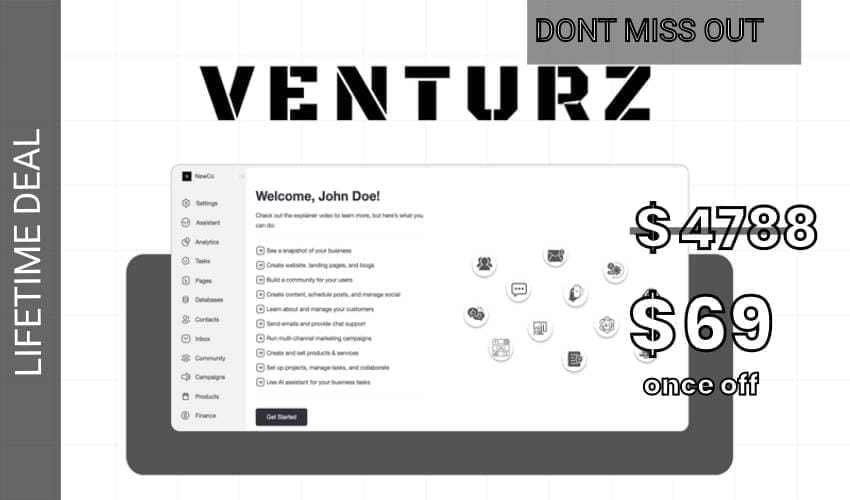 Venturz Lifetime Deal for $69