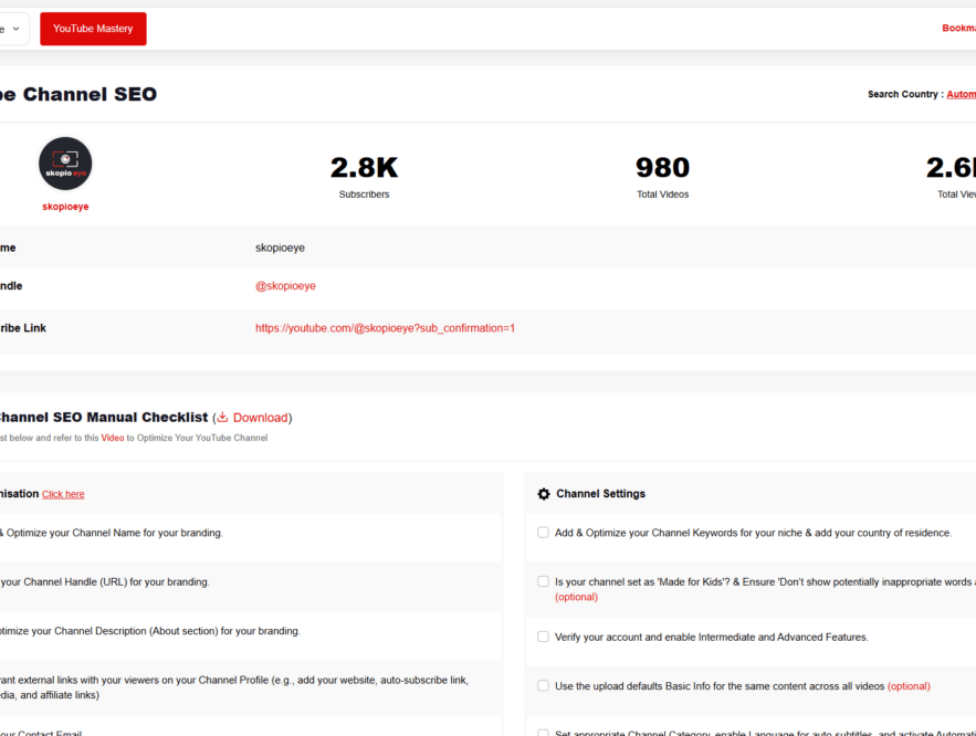 VidTechy profile skopioeye