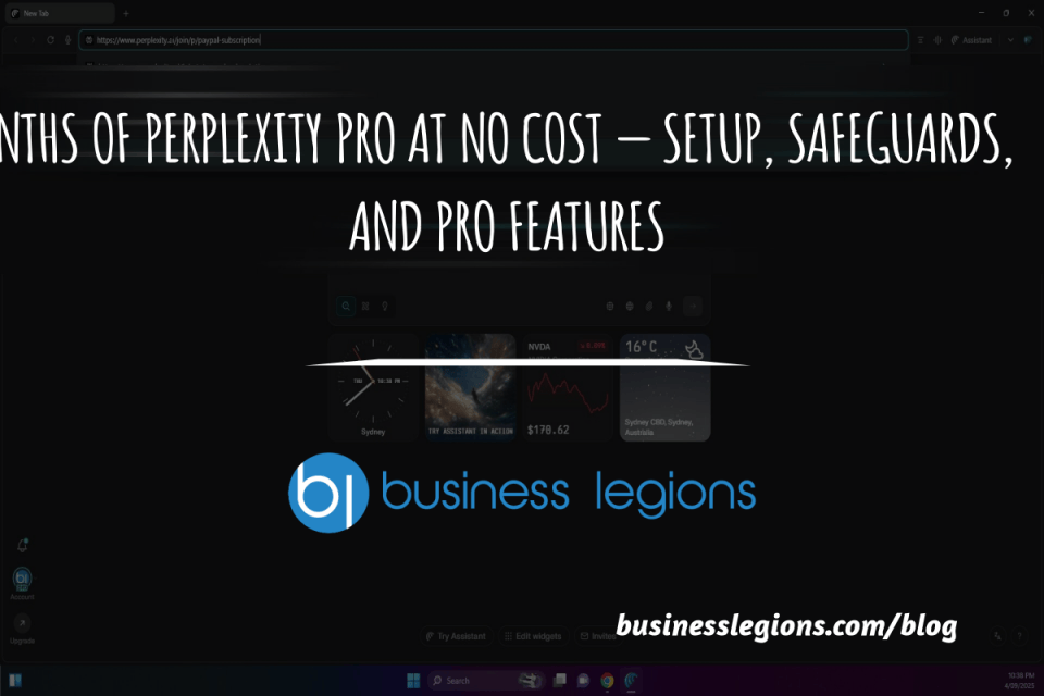 HOW TO GET FREE UPGRADE TO PERPLEXITY.AI PRO FOR 12 MONTHS AND TESTING PRO FEATURES