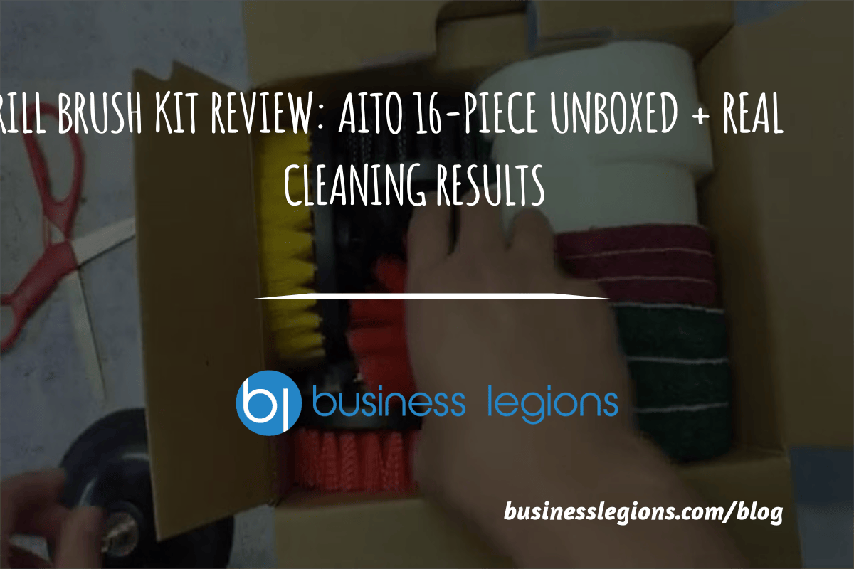 DRILL BRUSH KIT REVIEW: OZITO 16-PIECE UNBOXED + REAL CLEANING RESULTS