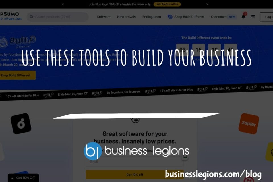USE THESE TOOLS TO BUILD YOUR BUSINESS