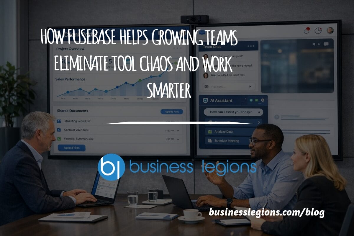USE FUSEBASE TO AUTOMATE TEAMWORK AND COLLABORATION